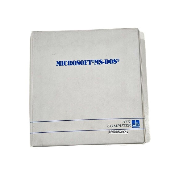 Case Of 6 Microsoft MS-DOS Software 5.25in Floppy A1-006-000 Discs 1981-88 Props - Picture 1 of 6
